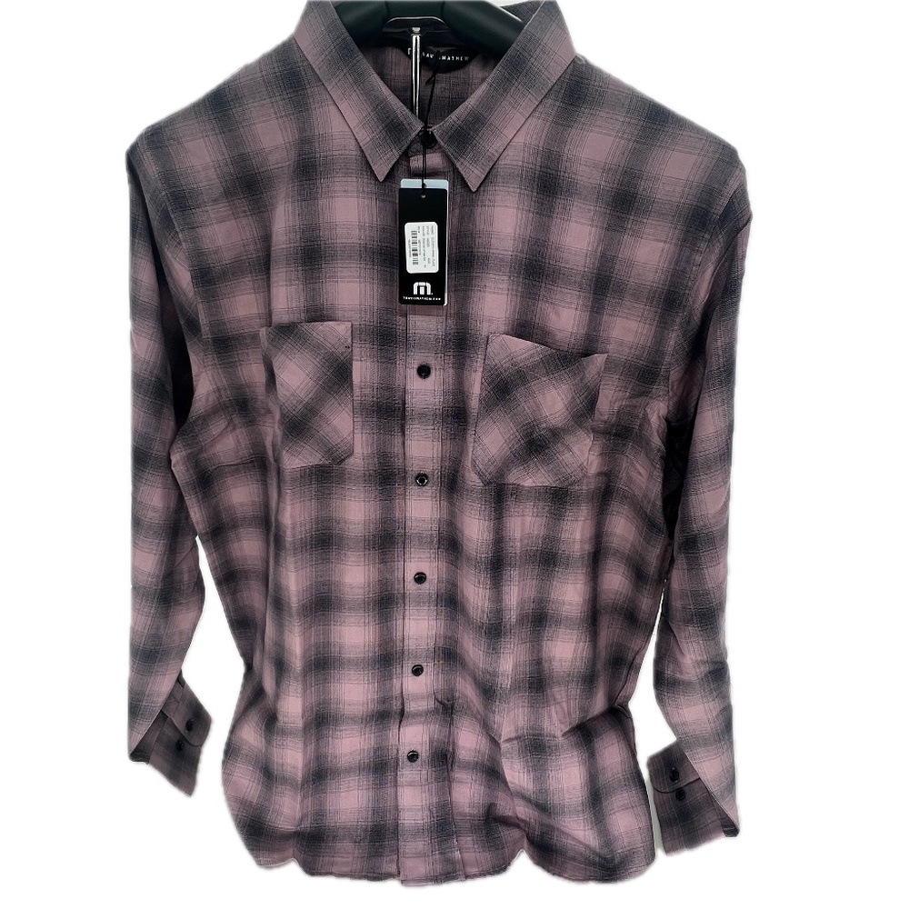 Travis Mathew Cloud Flannel Plaid